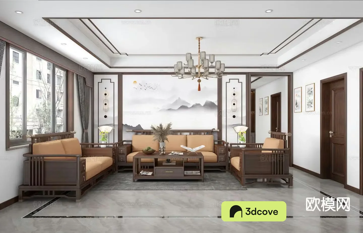 New Chinese style living room