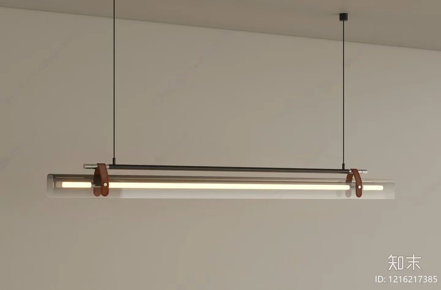 A Long Hanging Light Fixture 3D Model – 11291 – VRAY Render