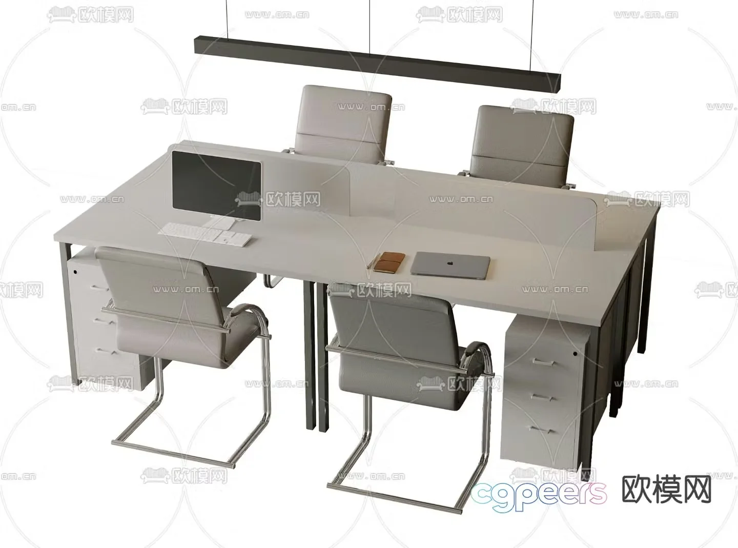 office desk and chair computer desk and chair 3d model