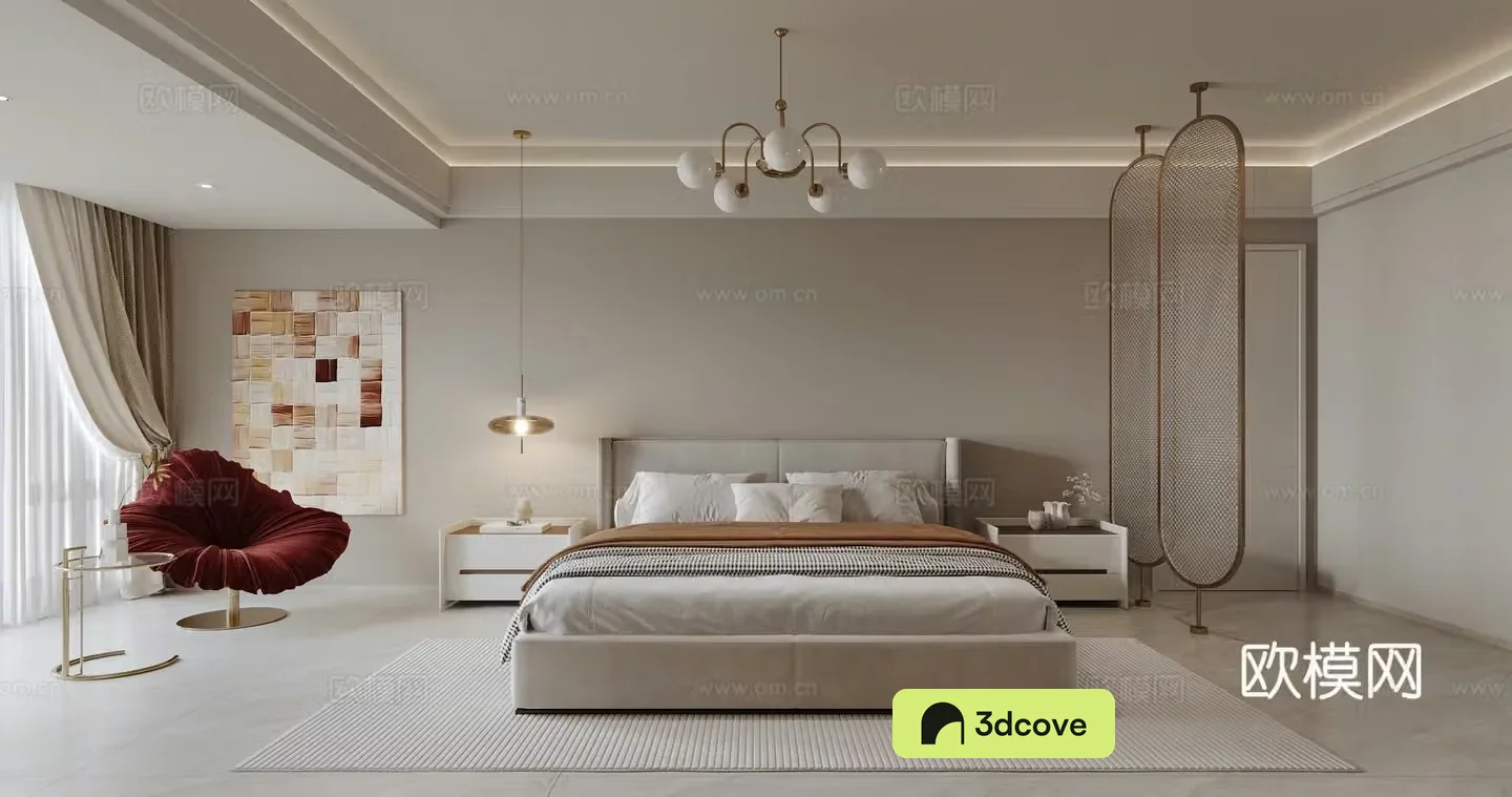 Master bedroom Secondary bedroom