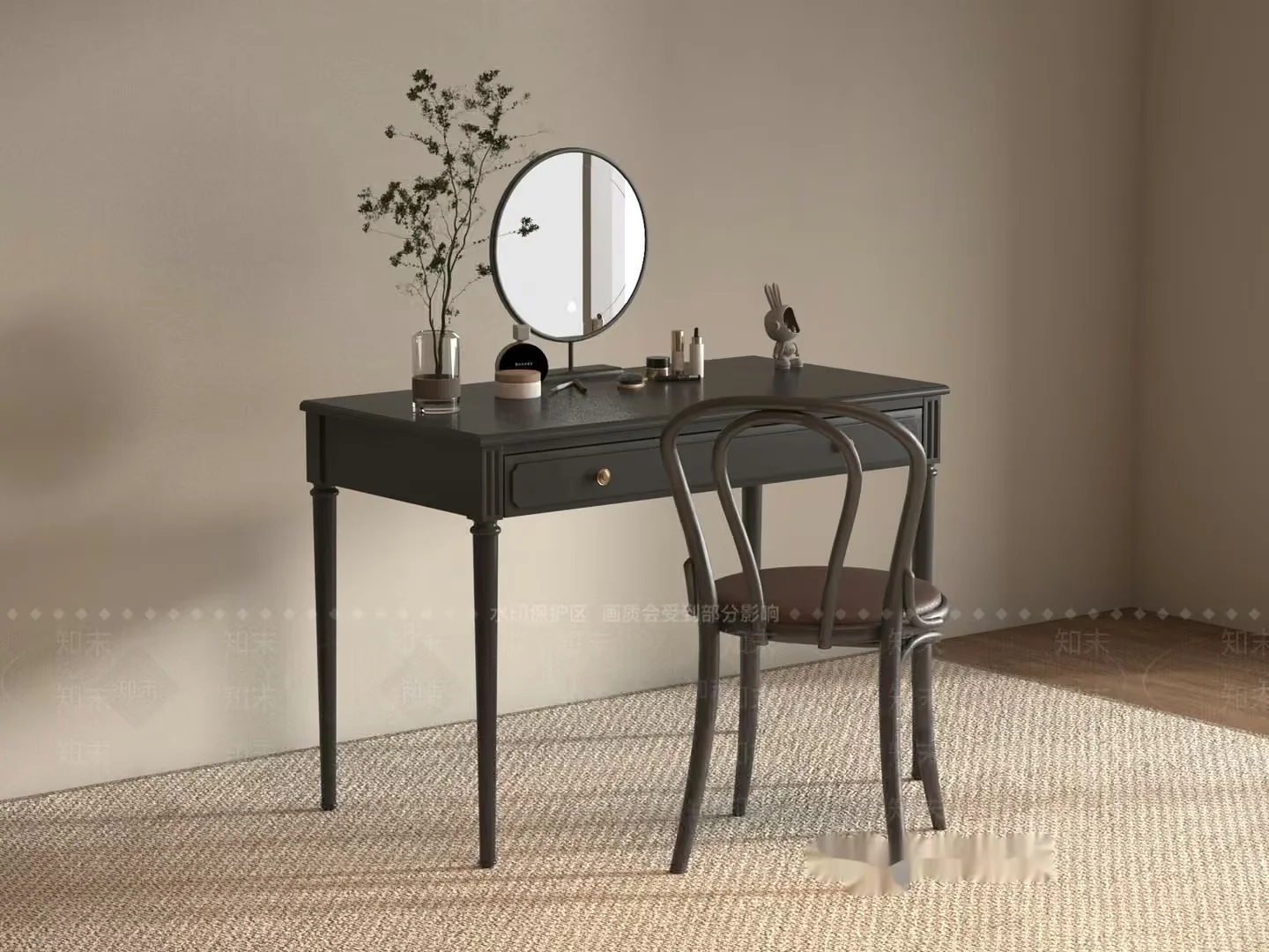 Modern Vanity Table 3D Model – 12760 – VRAY Render