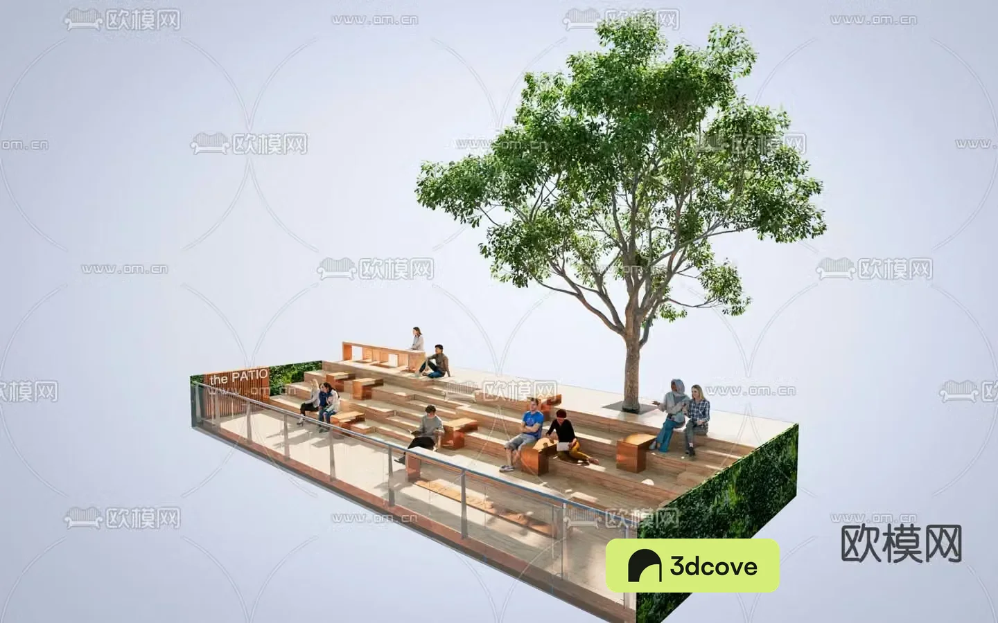 Stage grandstand ecological grandstand