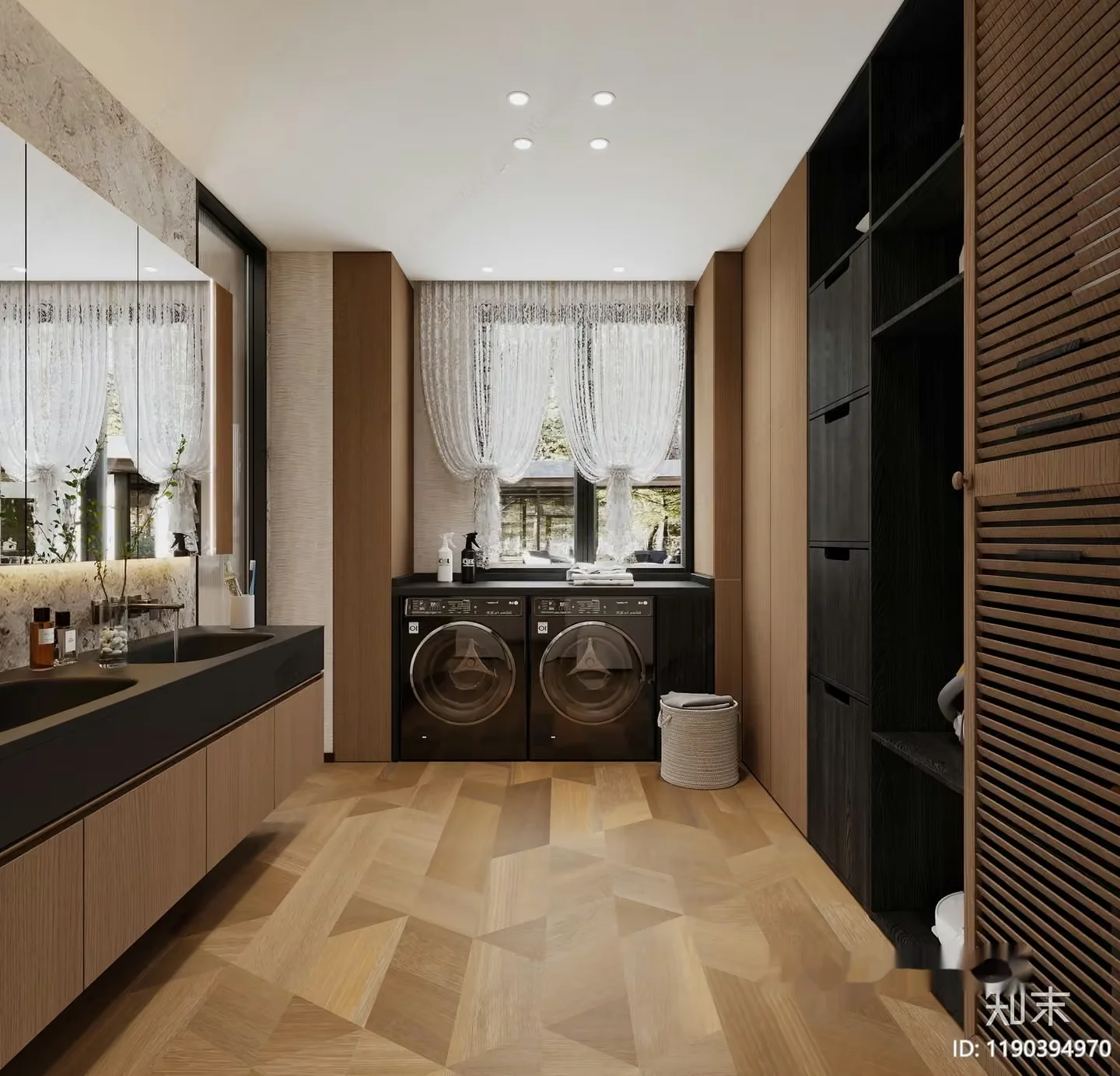 Modern Laundry Room 3D Model – 13557 – VRAY Render