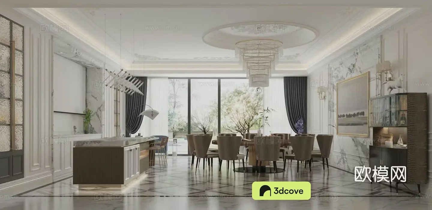 Modern French villa restaurant