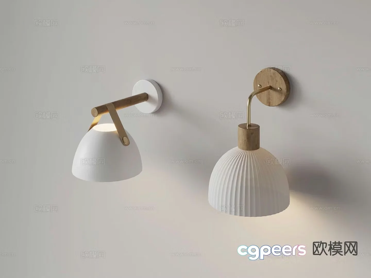 Modern wall lamp decorative lamp bedside lamp 3d model