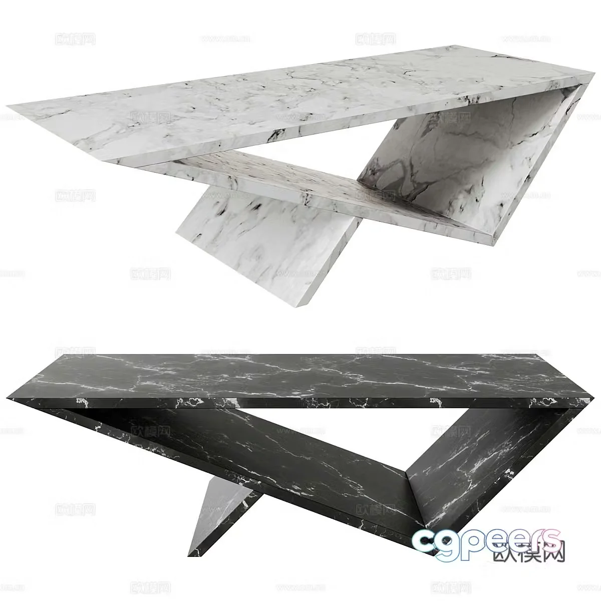 Modern Italian Neal Aronowitz coffee table 3D model