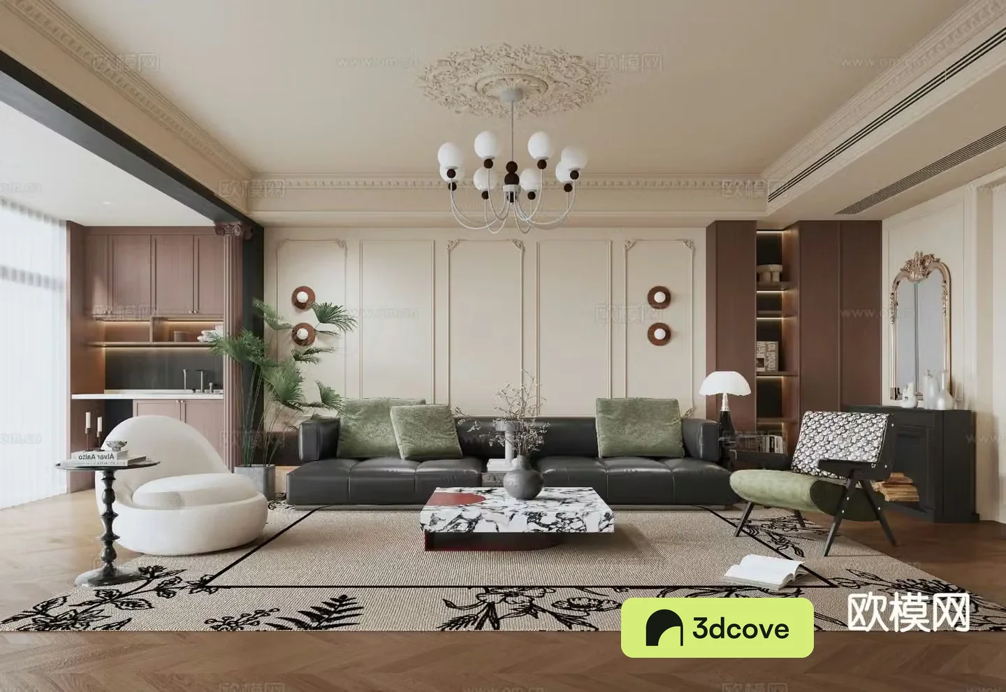 French living room