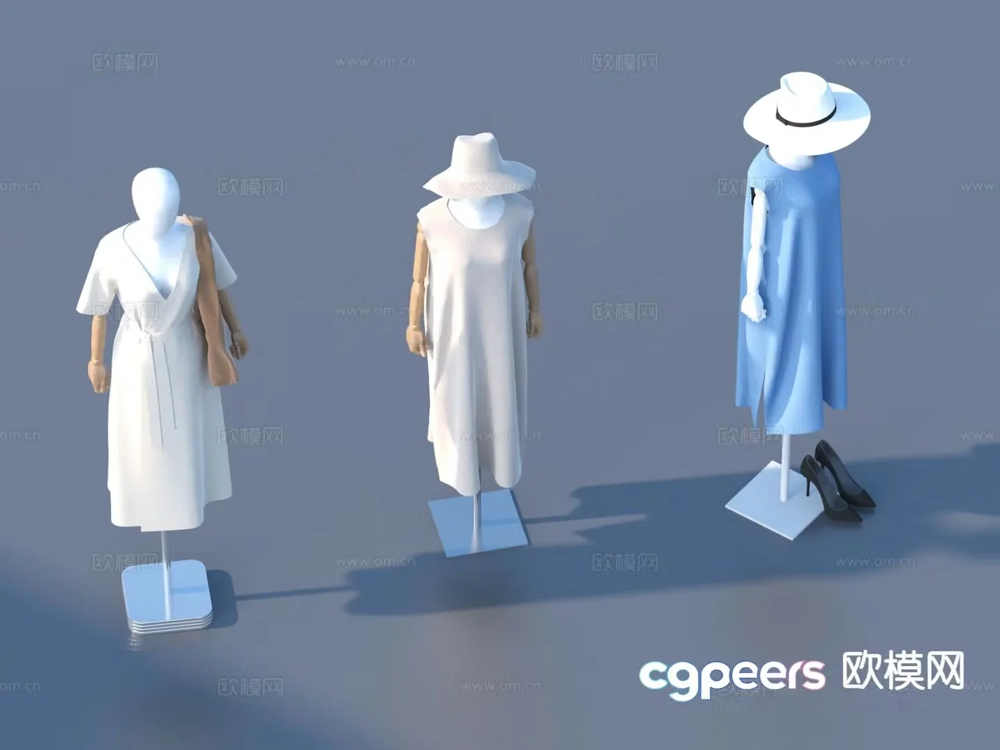 women’s clothing clothing model 3d model