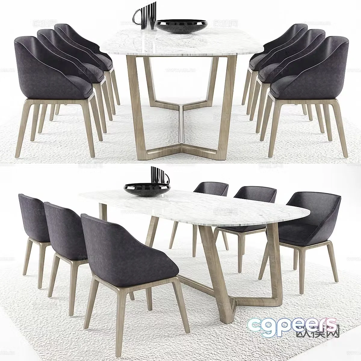 Dining table 3d model