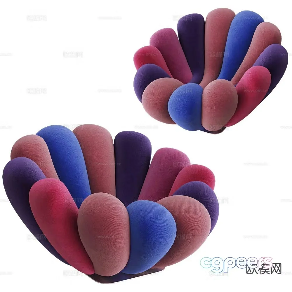Giovannetti lounge sofa 3d model