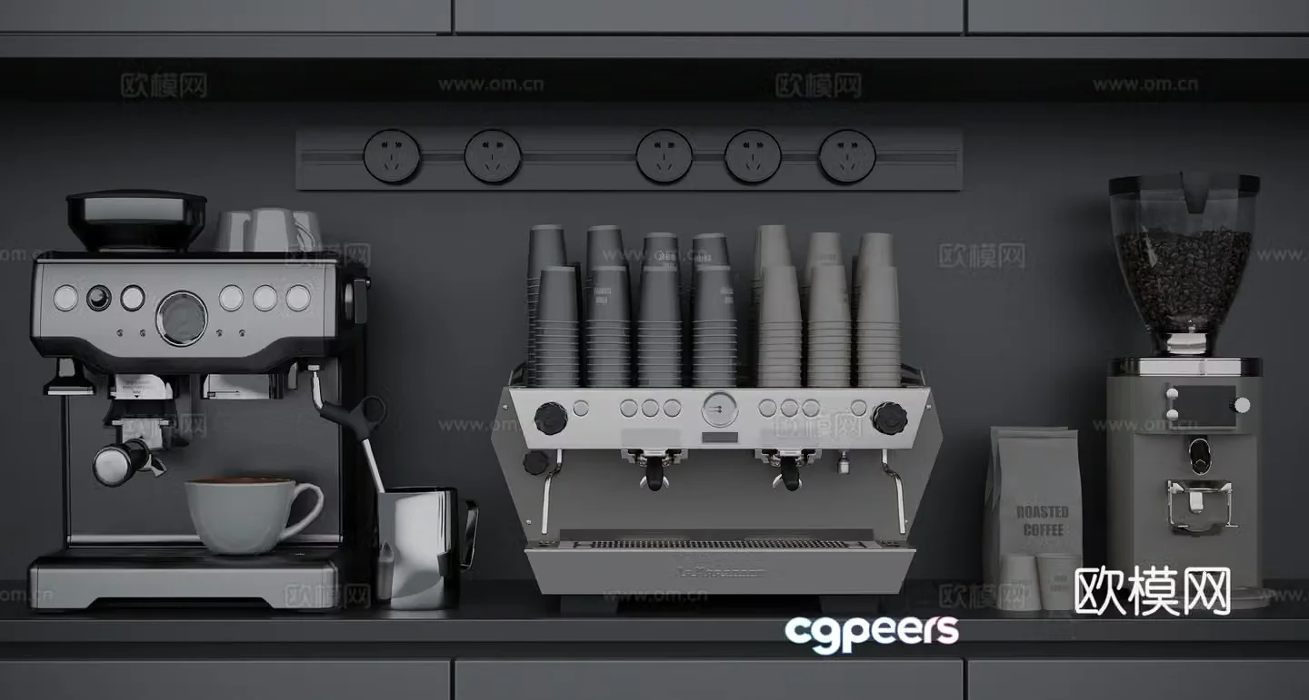 Coffee machine 3d model