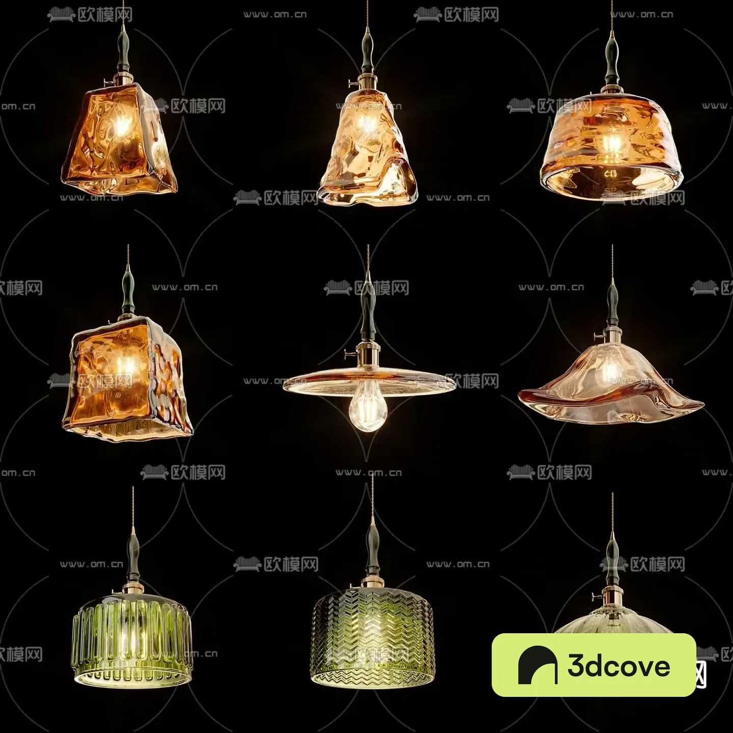Japanese small chandelier retro small chandelier