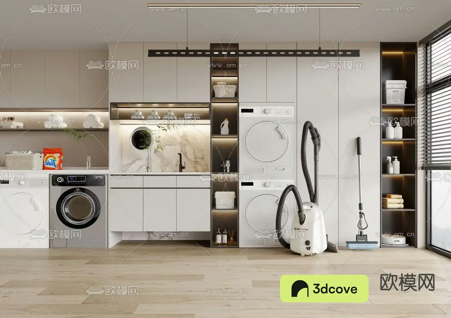 Washing machine cabinet balcony cabinet