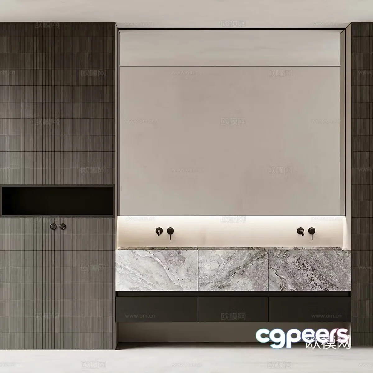 Bathroom cabinet 3d model