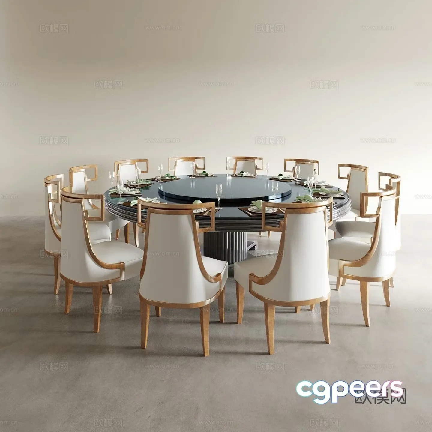 Dining table and chairs living and dining table and chairs dining table and chairs wine table and chair combination round wine table and chair 3D model