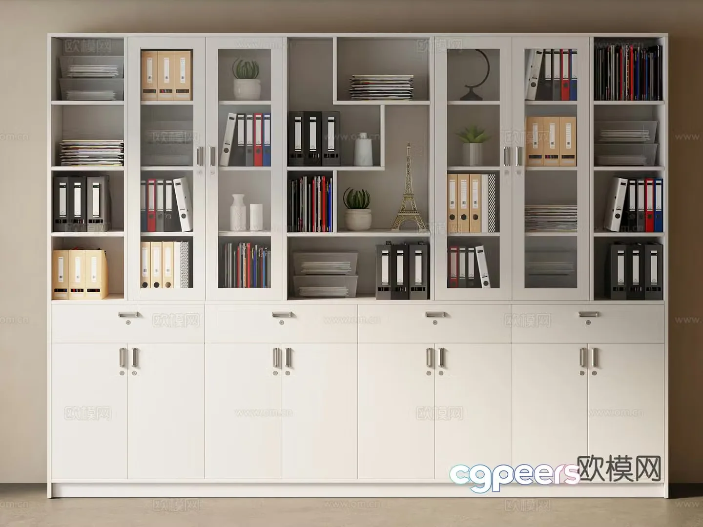 Office file cabinet 3d model