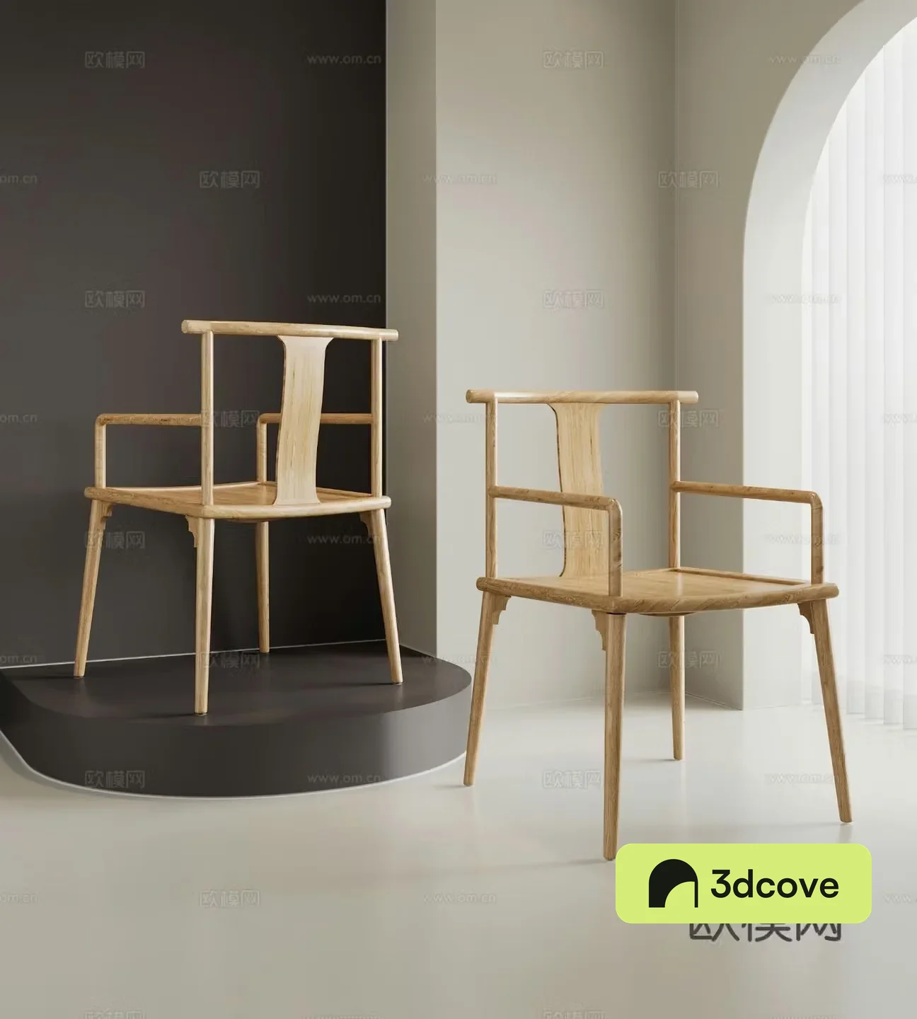 New Chinese style chair Taishi chair