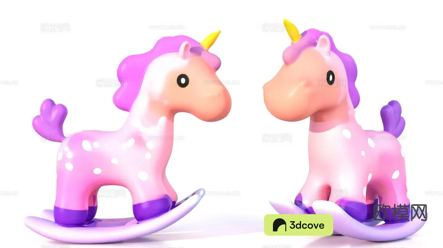 Fantasy pony rocking chair