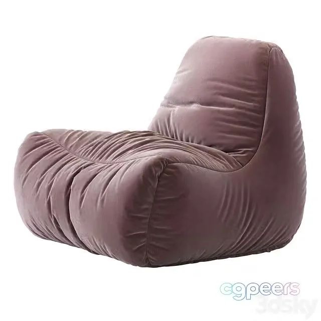 3ds Max Free – Bean Bag Chair N8