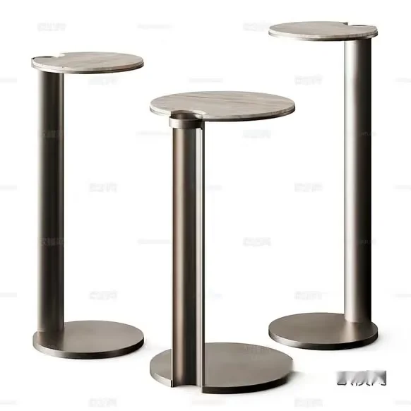 Tall Silver Tables 3D Model – 17357 – VRAY Render