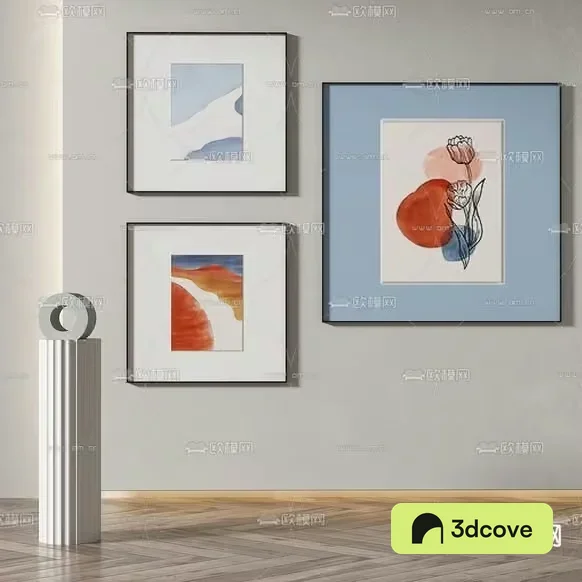 A Minimalist Art Display