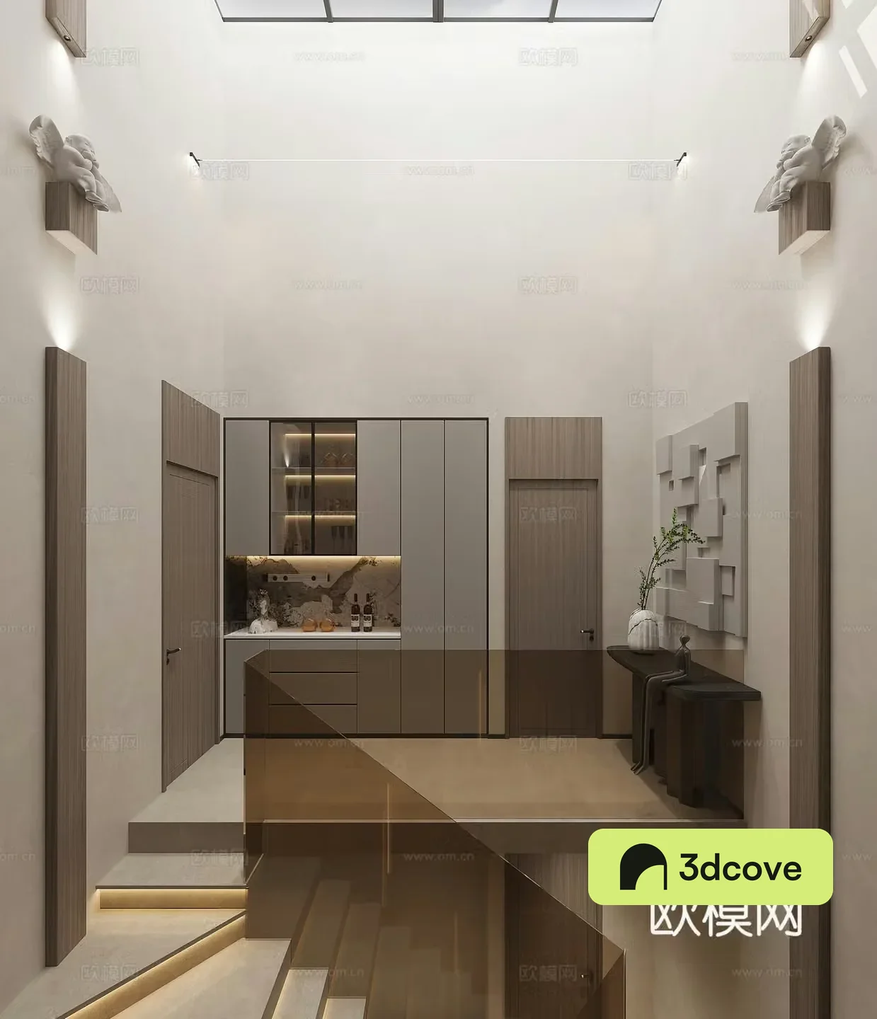 Modern entrance hallway