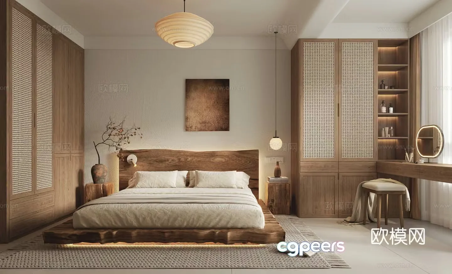 3D model of the silence bedroom