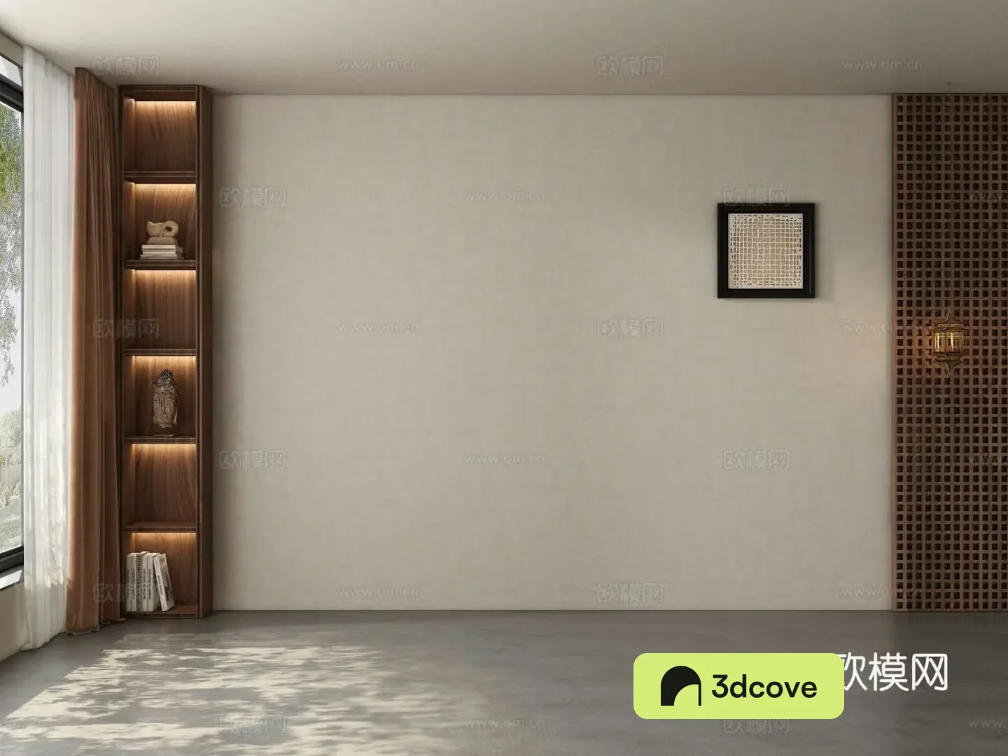Modern Chinese restaurant tea room living room background wall