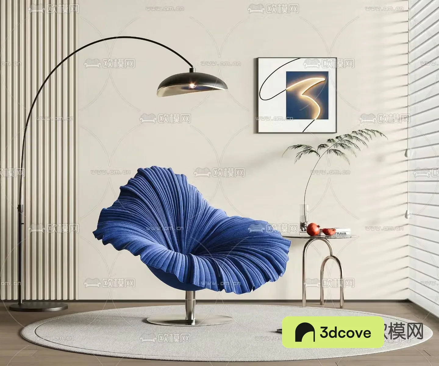 Creative chair leisure chair petal chair