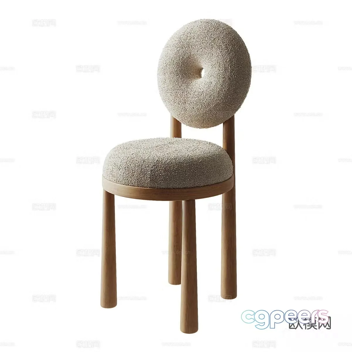 Wasabi dining chair 3d model