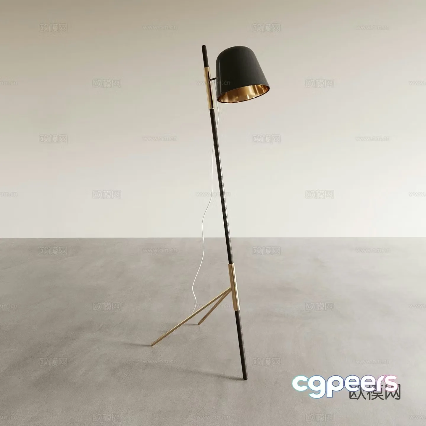 Modern floor lamp 3d model