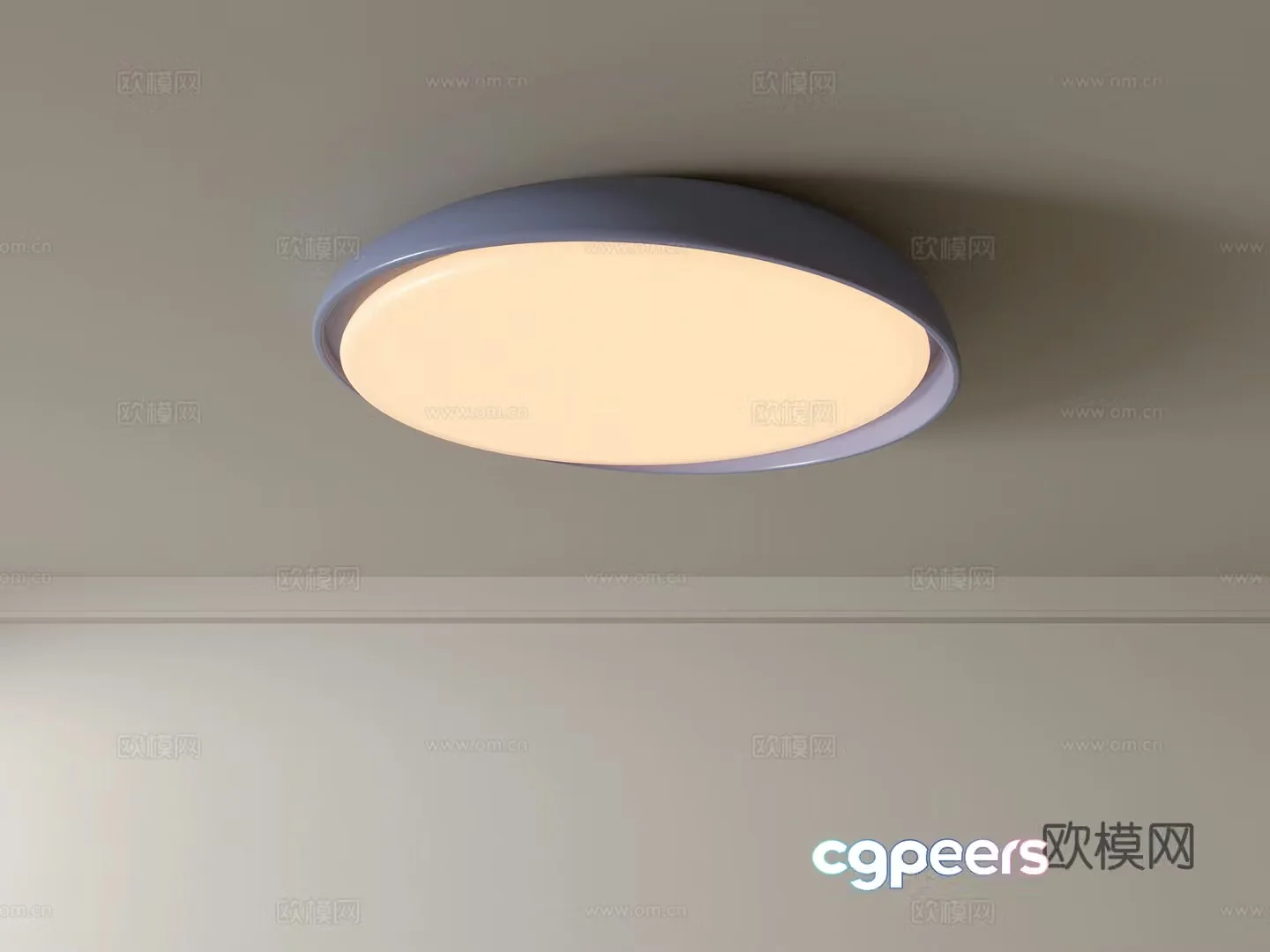 Modern ceiling lamp Geometric ceiling lamp Bedroom lamp Artistic shaped lamp Fashion living room lamp 3D model