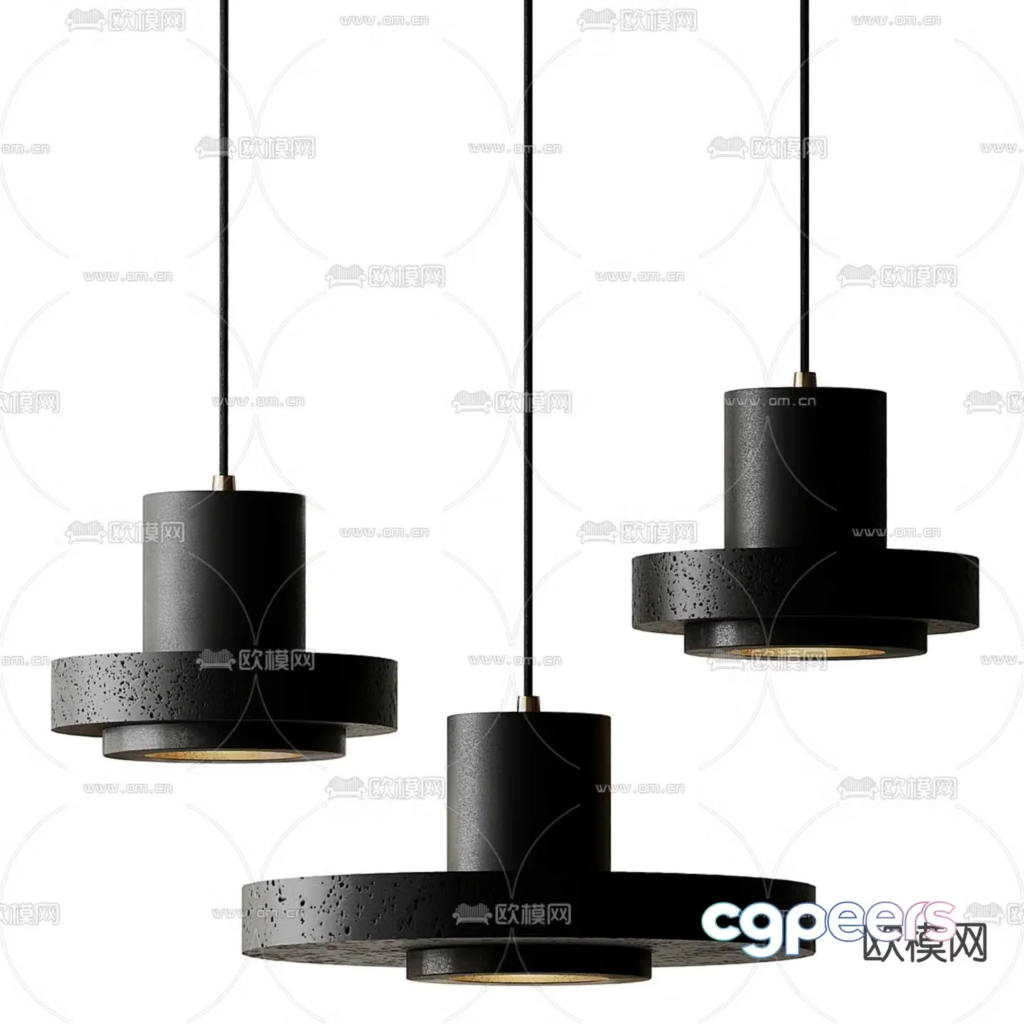 Creative chandelier Bedside chandelier 3d model