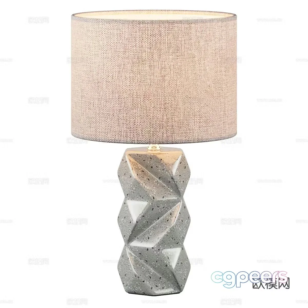 Simple desk lamp lampshade desk lamp 3d model