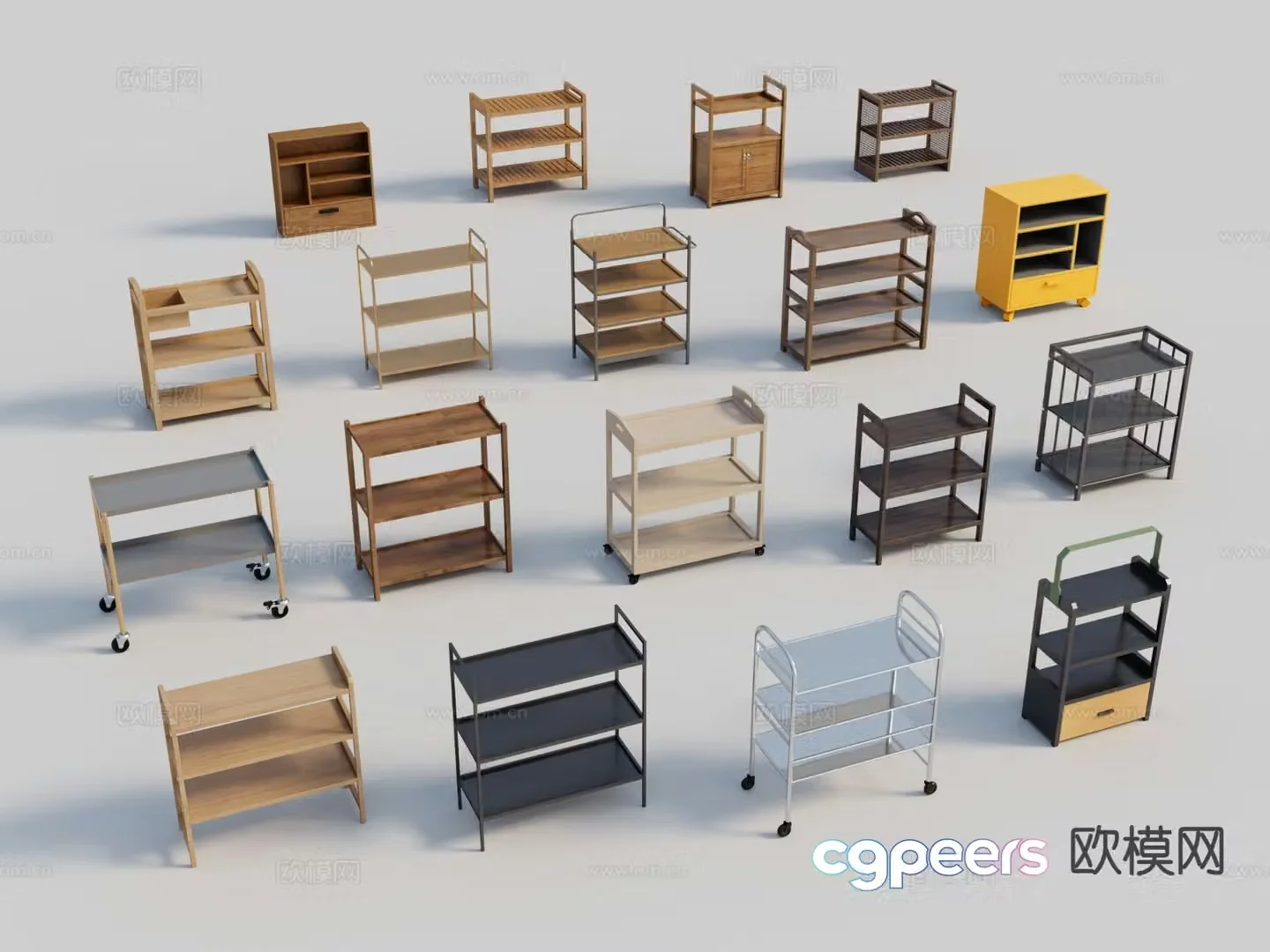 Vegetable rack hot pot vegetable rack skewer vegetable rack 3D model