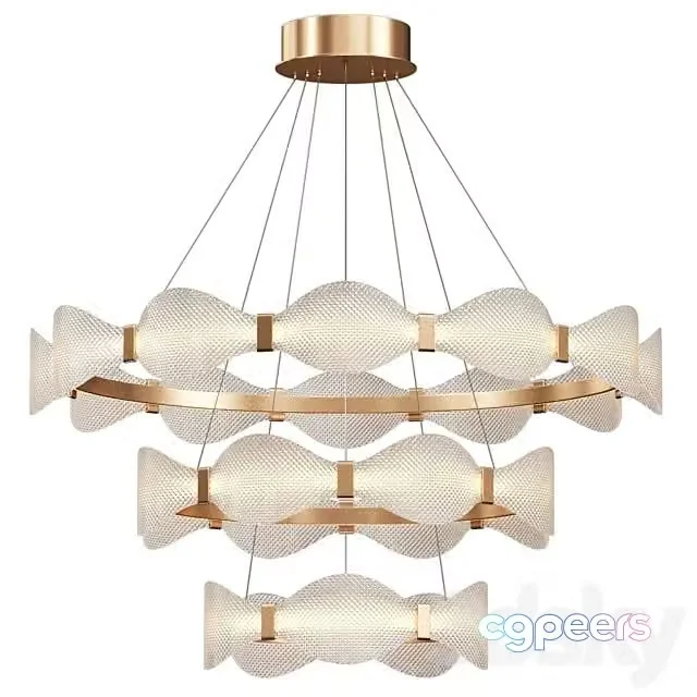 3ds Max Free – Chandelier BERTINA Lampatron
