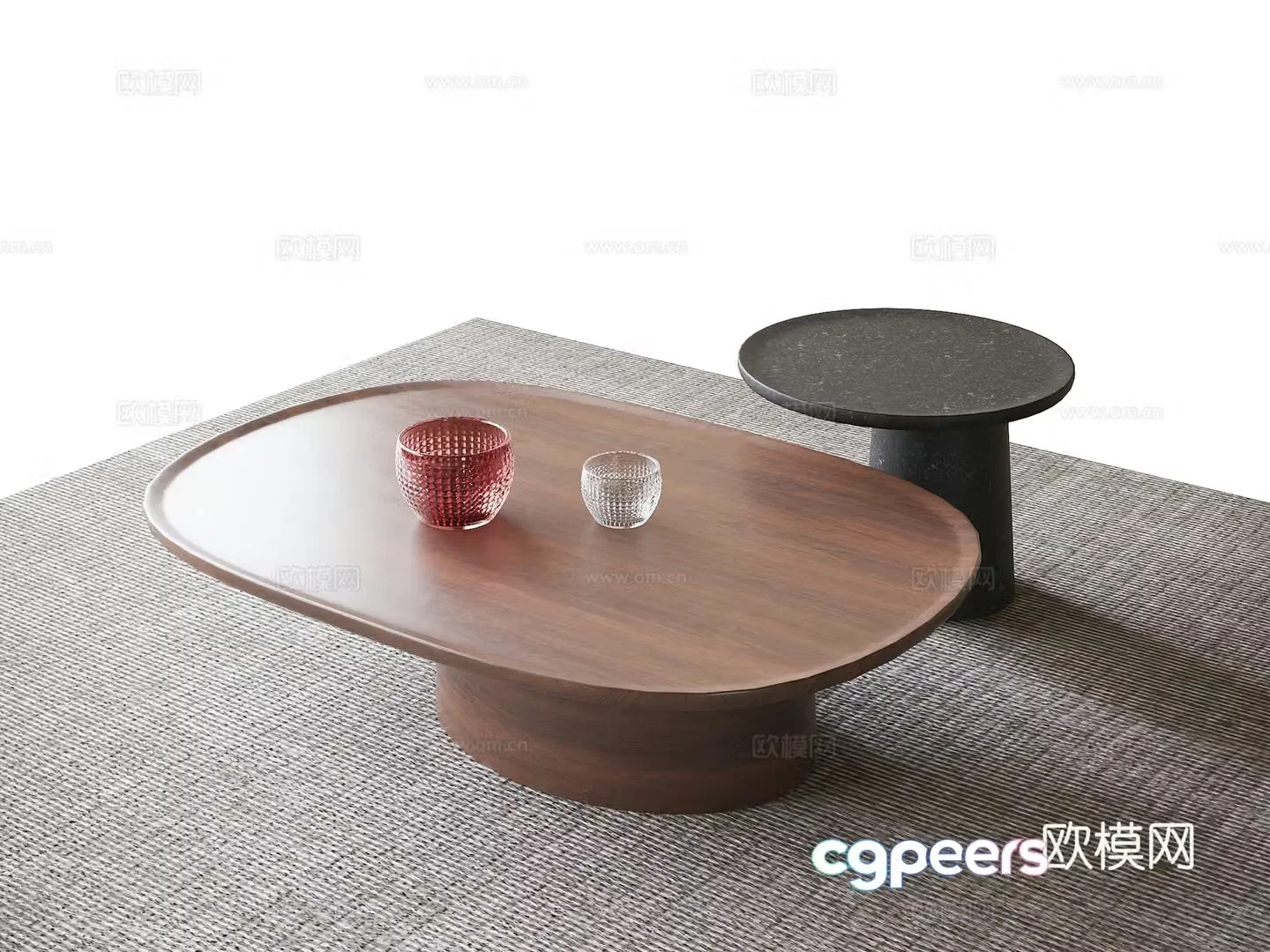Modern coffee table 3d model