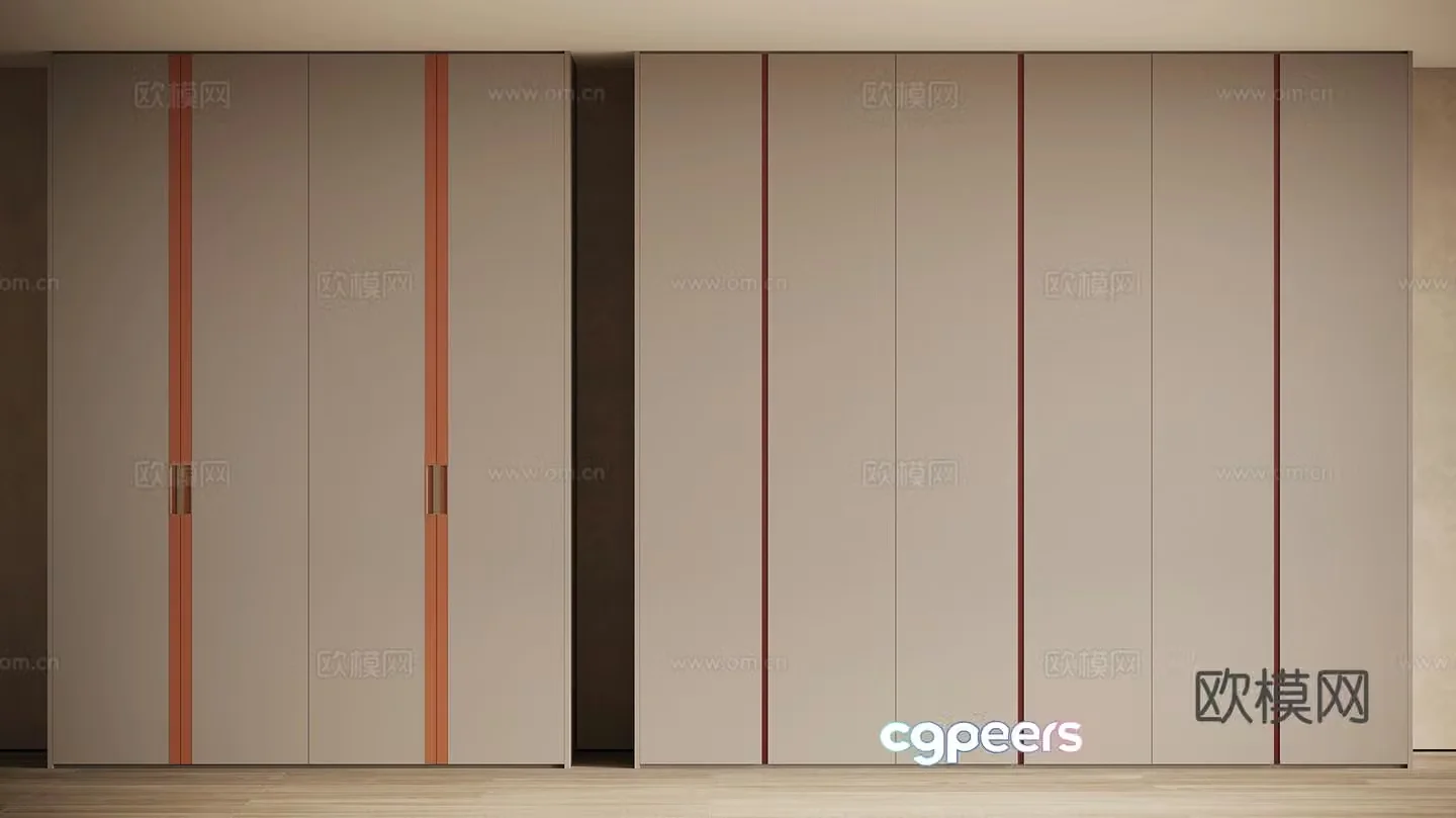 Bedroom wardrobe Master bedroom wardrobe Customized wardrobe 3D model