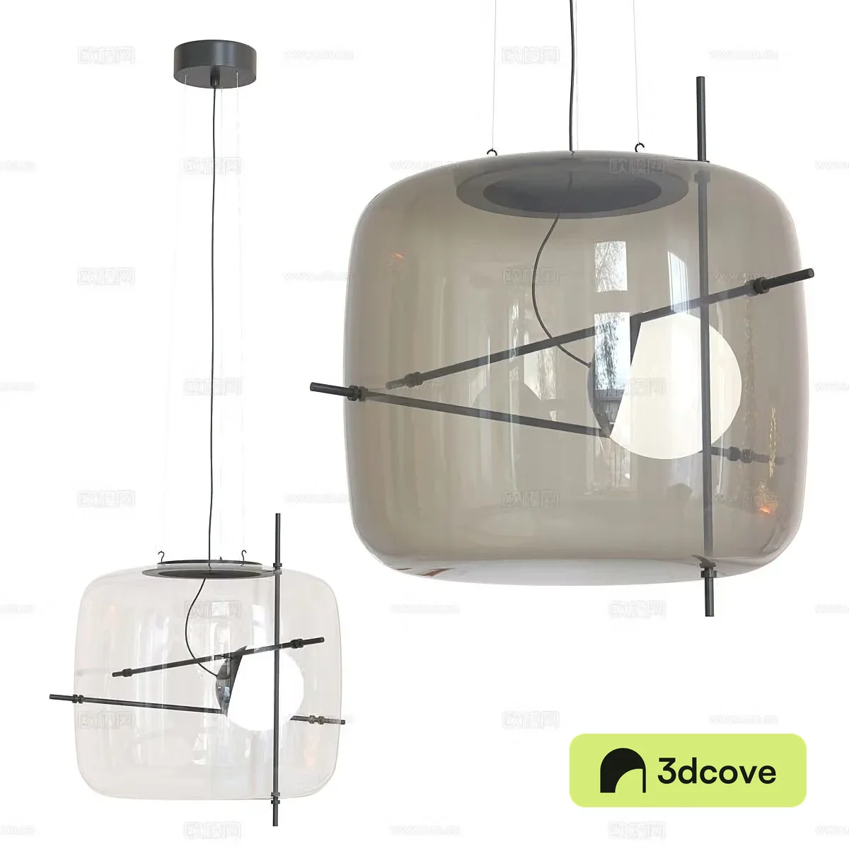 glass chandelier