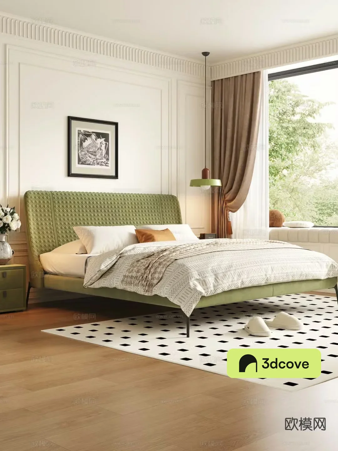 Nordic double bed