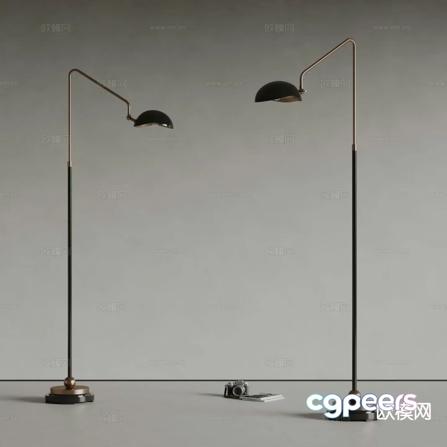Bonaldo floor lamp art lamp 3d model