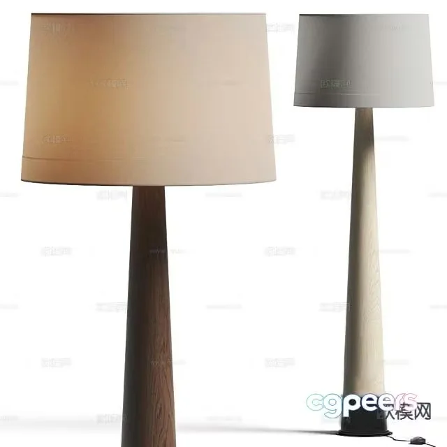 modern lamp lighting floor lamp 3d model
