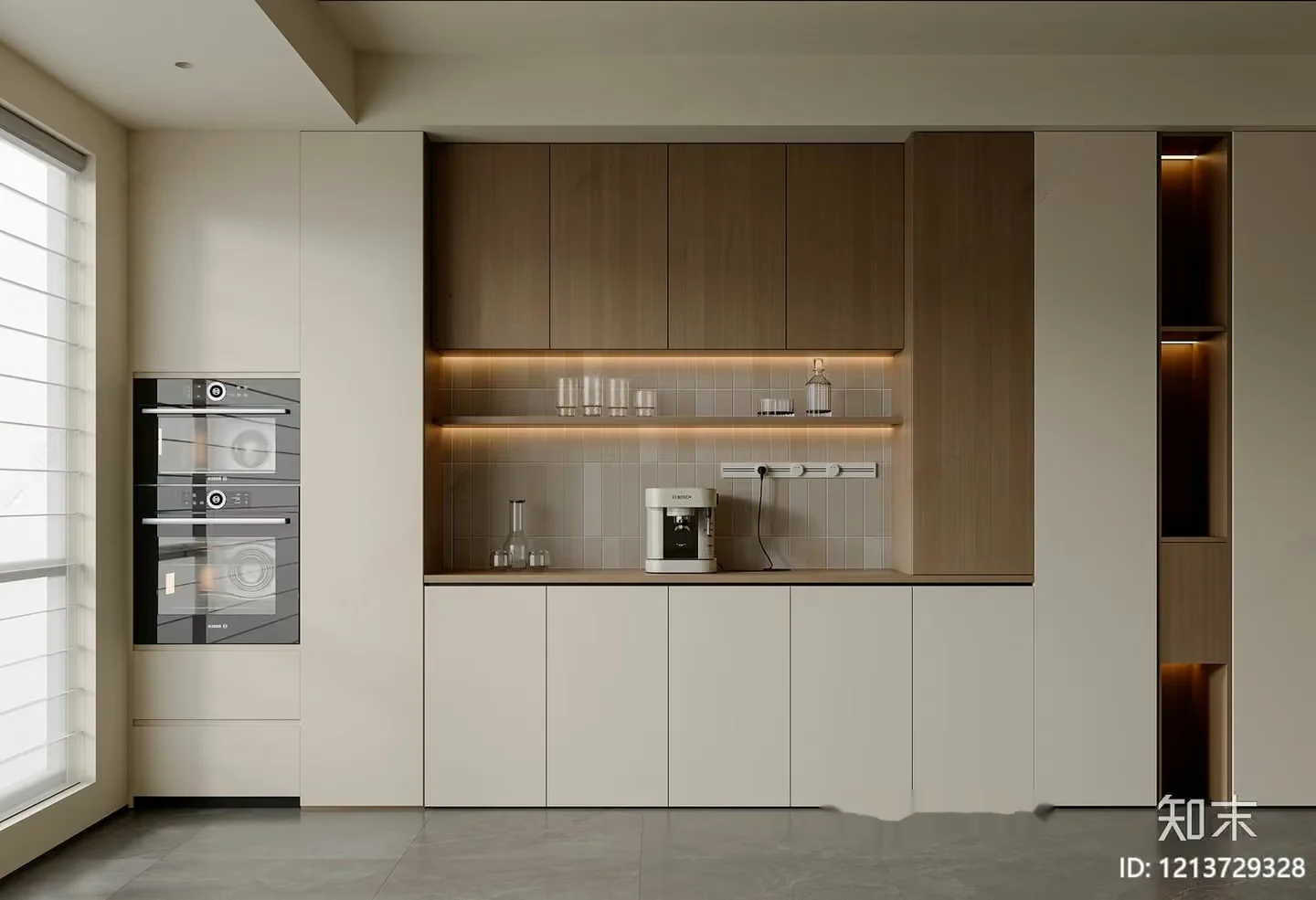 Modern Kitchen 3D Model – 15505 – VRAY Render