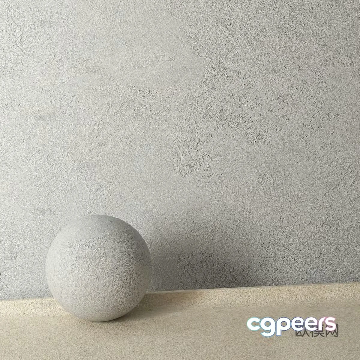 Modern microcement latex paint wall paint texture paint 3D model