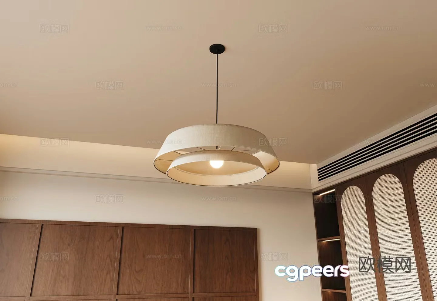 3D model of medieval style chandelier