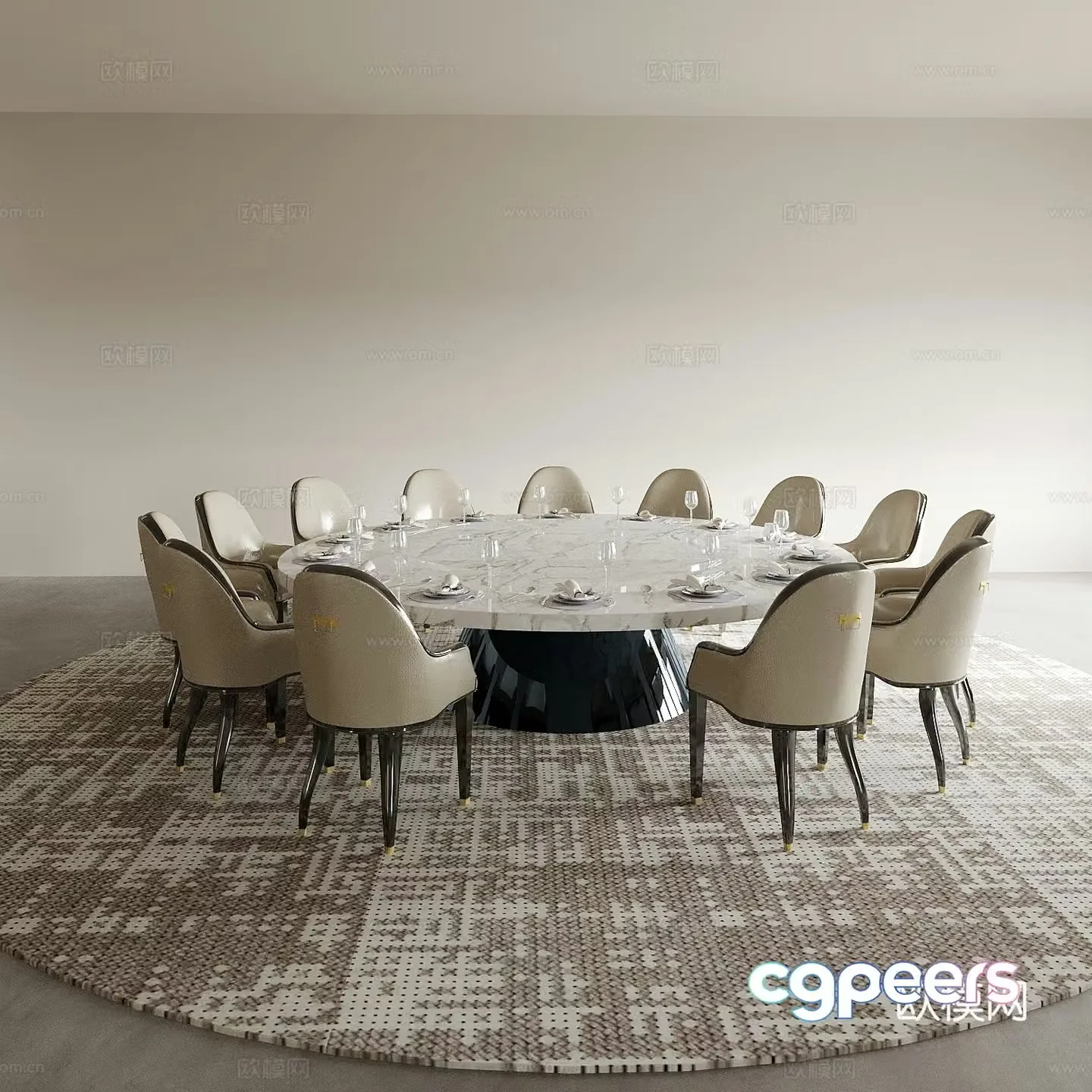 Dining table and chairs living and dining table and chairs dining table and chairs wine table and chair combination round wine table and chair 3D model