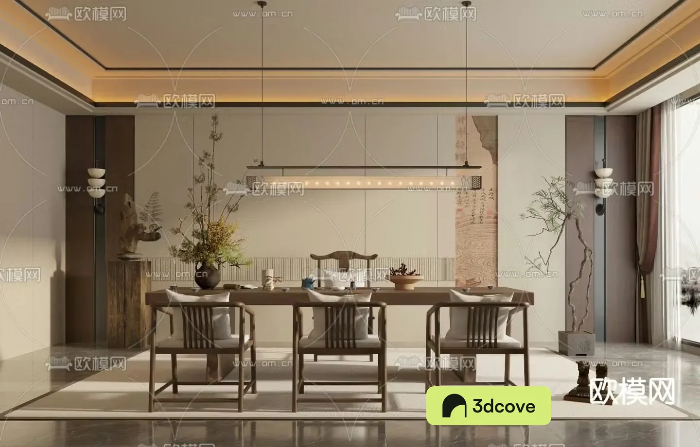 New Chinese tea room