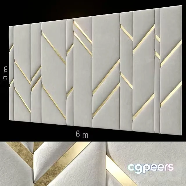 3ds Max Free – Soft wall panel