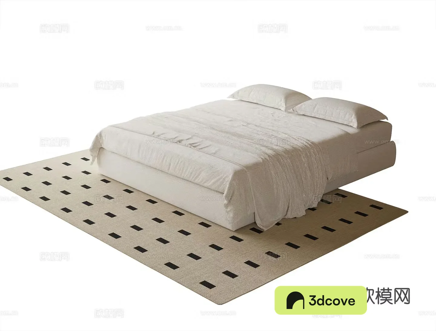 Modern double bed