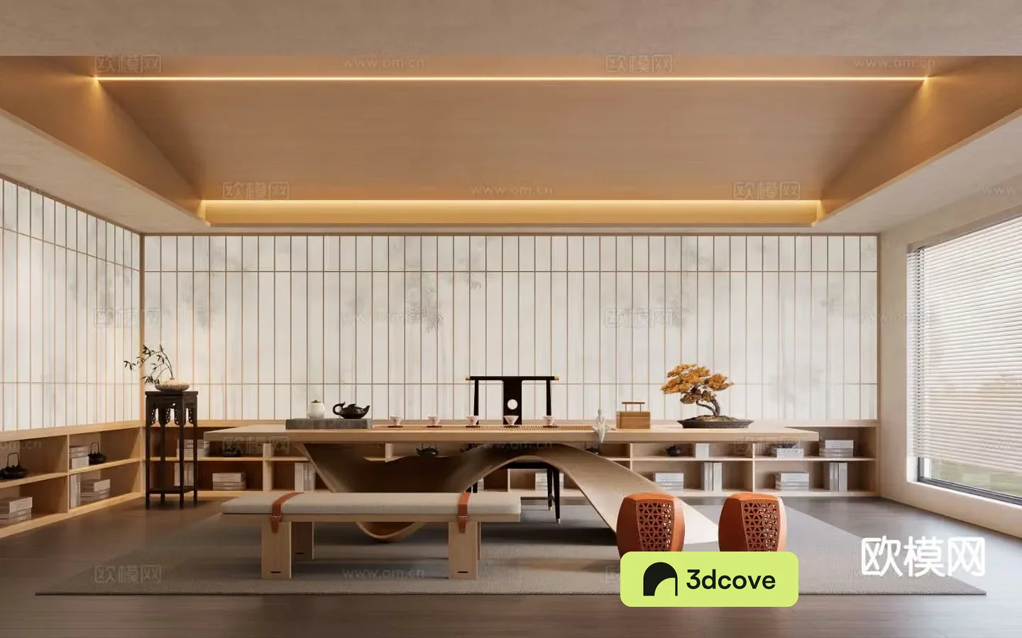 New Chinese tea room